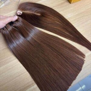 Sdd Vietnam Bone Straight in Brown Color With A 2/4 Closure